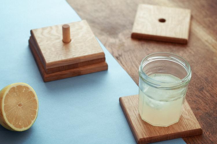 NUT & FEDER Untersetzer aus Holz Untersetzer