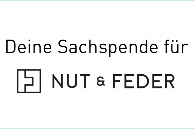 Deine Sachspende Sachspende für NUT & FDER